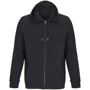 SOLS Unisex Adult Calipso Full Zip Hoodie (Black)