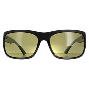 Serengeti wrap unisex mat zwart top glanzend zwart mineraal gepolariseerd 555 nm pistoia