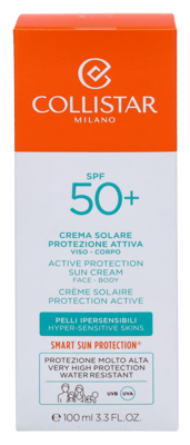 Collistar Sun Tan Active Protection Sun Face Cream SPF50