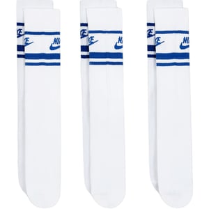 Nike DX5089 Unisex Dri-FIT Sportswear Everyday Essential Crew Socks (6 Pair) White