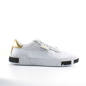 Puma Cali Bold Vit Läder Dam Snörning Träningsskor 371207 01