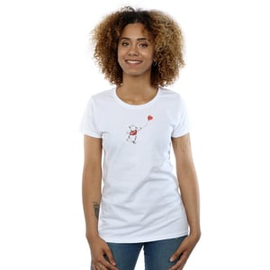 Disney Dames/Dames Winnie De Poeh Ballon Katoenen T-Shirt (Wit)