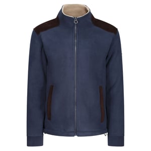 Regatta Heren Faversham Full Zip Fleece Jas (Marine)