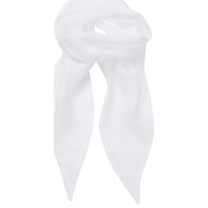 Premier Unisex Adult Colours Chiffon Scarf (White)