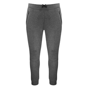 New Balance Stretch Midja Grafisk Logo Grå Herr Fortitech Fleece Träningsbyxor MP11143 AG