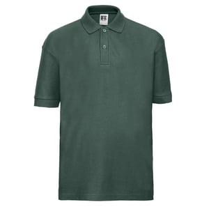 Russell Kinder/Kinder Piqué Poloshirt (Fles groen)