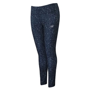 New Balance Printed Navy Impact Dam Löpartights Leggings WP11264 MTL