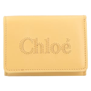 Chloé Tri-Fold Plånbok Sense Gul