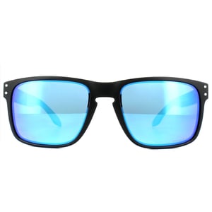 Oakley zonnebril Holbrook OO9102-F0 Matt Black Prizm Sapphire Polarisated