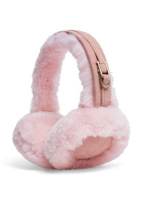 Dam Vinter Super Mjuka Fluffiga Rosa Öronkuddar Varma och mysiga öronvärmare