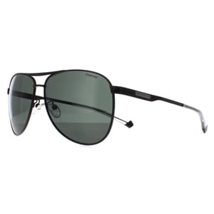 Polaroid Aviator Mens Matte Black Green Polarized PLD 2160/G/S/X