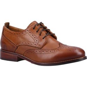 Hush Puppies Natalia Läder Dam Tan Brogues Skor