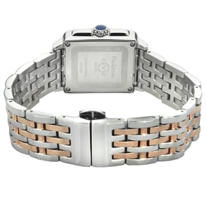GV2 Padova Women's 12302B Swiss quartz Silver Dial Two Tone Stainless Steel Diamond Watch