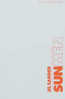 Jill Sander Sun Men Eau de Toilette 75ml Natural Spray For Him