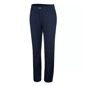 Island Green Womens/Ladies Bonded All Weather Golf Trousers (Navy)