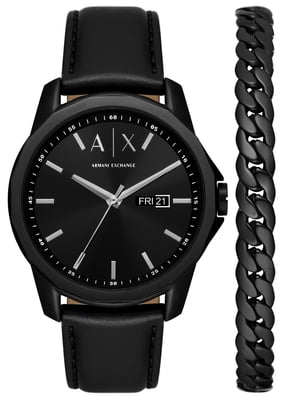 Armani Exchange Banks Heren Horloge Zwart AX7147SET