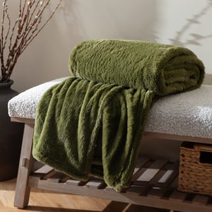furn. Kallu Double-Sided Faux-Fur Throw