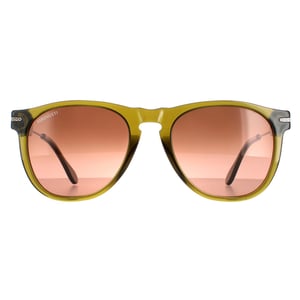 Serengeti Round Mens Gunmetal Olive Polarized Drivers Gradient Amboy