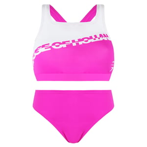 Speedo Printed House Of Holland Pink White Women Tvådelad baddräkt 8 121933087