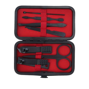 Accessoires Farah Brno manicureset, zwart