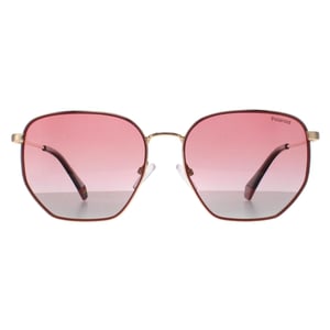 Polaroid Square Unisex Goud Roze Roze Gradient Gepolariseerd PLD 6214/S/X