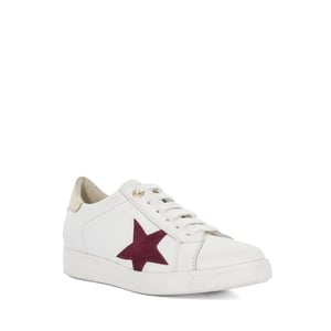 Dune Ladies Edriss - Star Motif Lace Up Trainers