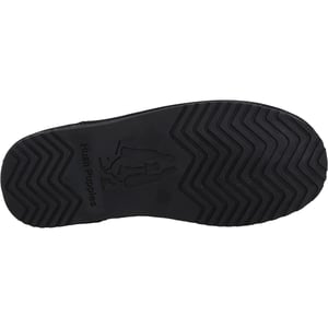 Hush Puppies Ashanti Suède Dames Zwarte Sloffen