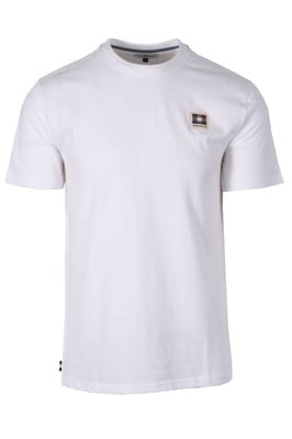 Aquascutum Club Check Patch T-shirt White
