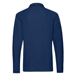 Fruit of the Loom Heren premium poloshirt met lange mouwen