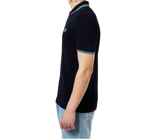 Fred Perry M3600 Twin Tipped Polo Shirt In Navy