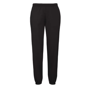 Fruit of the Loom Joggingbyxor med elastisk mudd för herrar Classic (Svart)