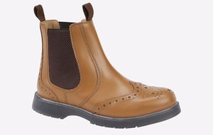 Grafters Runcorn Brogue Chelsea Boots Mens