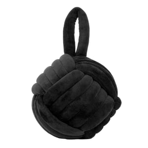 furn. Knot Entwined Velvet Novelty Door Stop