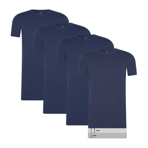 Cappuccino Italia Tee SS 4-Pack T-shirts Blå