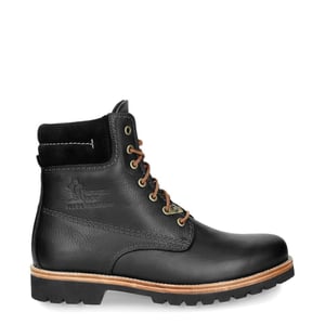 Panama Jack 03 C27 Mens Boots Black Waterproof Leather Laces Hiking Ankle Chukka