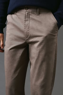 Maine Premium Black Chino Trousers Mens Regular Fit Cotton Blend All Seasons