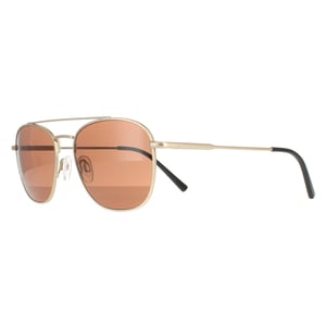 Serengeti zonnebril Carroll SS542004 Matlicht Goud gepolariseerde stuurprogramma's Brown