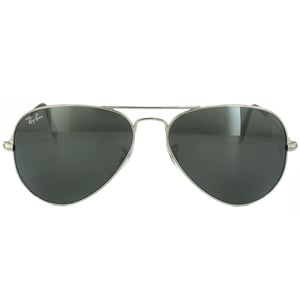 Ray-Ban Aviator Unisex Silver Grey Mirror Sunglasses