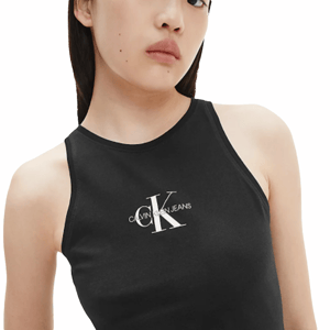 Calvin Klein damesbadjas met klassiek logo aan de voorkant