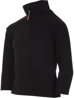 Warm Girls Zip Micro Fleece Black