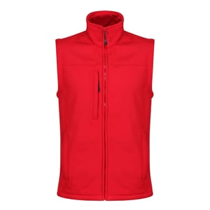 Regatta Heren Flux Softshell Body Warmer (Klassiek rood/grijs)