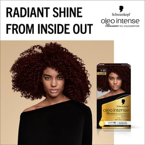 Oleo Intense Permanent Oil Colour Hair Dye,- 3-22 Midnight Bordeaux