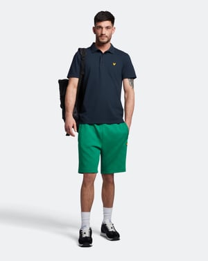 Lyle & Scott Sportkortärmad Polo i Marinblå
