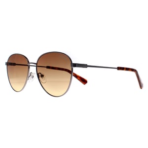 Guess GU8257 10F glanzend licht nikkelbruin zonnebril met kleurverloop