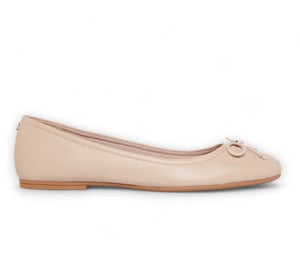 Windsor Smith Blush Pink leren mocassin platte schoenen - Babydoll