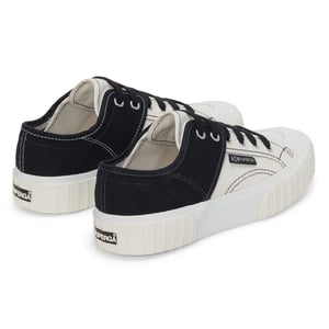 Superga Dames/Dames Kleurblok Trainers (Zwart/Blauw/Oranje)