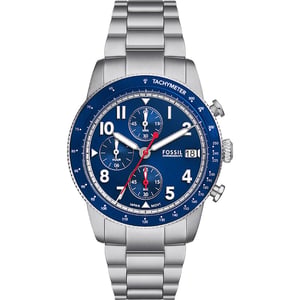 Fossil Sport Tourer Heren Horloge Zilverkleurig FS6047