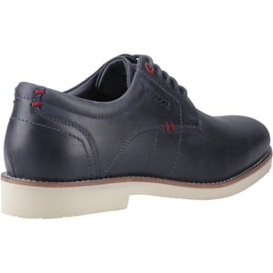 Pod Hampton Leer Heren Navy Veterschoenen