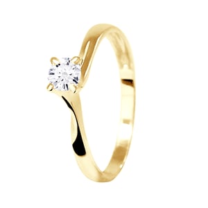 DIADEMA - Ring - Diamant - Gult guld