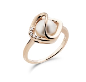 Orphelia Dames 925 Zilveren Ring - Roze ZR-7471/RG